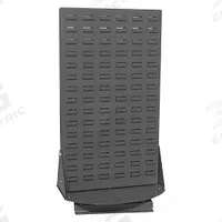 AKRO-MILS Louvered Bench Rack: 32 in x 16 in x 18 in, 2 Sides, 0 Bins, Gray (MPN 98318GY). Key specifications — attr38851: Gray; attr38864: Powder Coated; attr38845: AKRO-MILS.