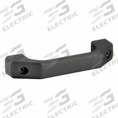 MONROE PMP Pull Handle: Unthreaded Holes, Plastic, Black, 6.3 in Mounting Hole Center to Center (MPN M-72163). Key specifications — Screw Size: M8; Brand: MONROE PMP; Color: Black.