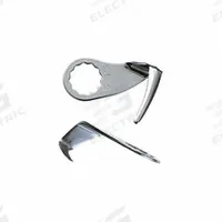 FEIN Oscillating Tool Blade: 3/8 in Blade Wd, 1 1/2 in Overall Lg, Hooked Cutting, Glass, 2 PK (MPN UBLADE-212-2PK). Key specifications — attr1097568: Hooked Cutting; attr1097557: FEIN; attr1097582: Glass.