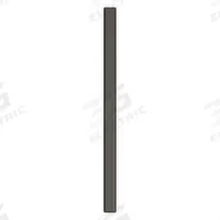 ASI GLOBAL Partition Column: Steel, Smooth Semi Gloss, Black, 82 in Ht, 5 in Wd, 1 1/4 in Thick (MPN 40-91370503-27). Key specifications — Inner Core Type: Honeycomb; Brand: ASI GLOBAL PARTITIONS; Color: Black; Finish/Texture: Smooth Semi Gloss.