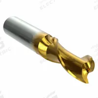 YG-1 Square End Mill: Carbide, TiN Coated, 2 Flute, 1/32" Mill Dia, 5/64" LOC, 1-1/2" OAL (MPN 01552TN)
