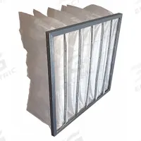 GRAINGER Pocket Air Filter: 24 in x 24 in x 12 in, MERV 8, White, Synthetic, 6 Pockets (MPN 5M410). Key specifications — attr1286329: EA; attr1286352: GRAINGER; attr1286334: Synthetic; attr1286332: MERV 8.