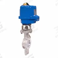 BONOMI Electrically Actuated Butterfly Valve: Stainless Steel, 100 to 240V AC, 2 1/2 in Pipe Size, 4 (MPN ME9100-003-2-1/2). Key specifications — Brand: BONOMI; Input Control Signal: Manual; Disc Material: Stainless Steel.