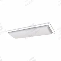 Surface Mount Fixture: 8,400 lm, 5000K, 80 W, 120/277V AC, Steel, 2 ft Lg, 9 in Wd, 1 3/4 in Ht (MPN 080LR50CMYVHS2UR00TB0001). Key specifications — Voltage: 120/277V AC; NEMA Enclosure Rating: 1; Housing Material: Steel; Color Temperature: 5000K; Brand: IRONCLAD; Emergency Battery Backup: No.