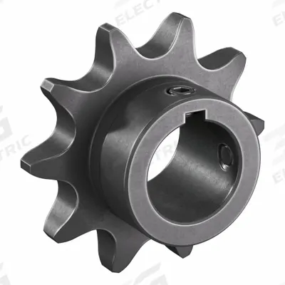 TSUBAKI Single Strand Sprocket: 50, For 5/8 in Chain Pitch, 7/8 in Bore Dia, 10 Teeth - Size 50 Fixed-Bore Roller Chain Sprockets