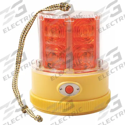 GROTE Warning Light: Flashing Beacon, Red - Vehicle Flashing Beacons