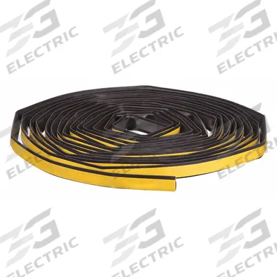 PEMKO Seal: Bulb, Self-Adhesive Mounting, Std, Silicone, 18 ft Overall Lg - Smoke Seals