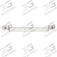 MONROE PMP Pull Handle: Unthreaded Holes, Stainless Steel, Silver, 3/8 in Screw Size, 0.13 in (MPN PH-0249). Key specifications — Brand: MONROE PMP; Projection Type: Non-Recessed; Material: Stainless Steel; Finish: Natural; Color: Silver; Folding Type: Fixed; Mounting Type: Unthreaded Holes; Screw Size: 3/8 in.