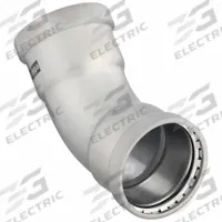 VIEGA MEGAPRESS Crimp Elbow Fitting: 2 1/2 in Pipe x 2 1/2 in Pipe Size, Press-fit x Press-fit, FKM (MPN 26530). Key specifications — Brand: VIEGA MEGAPRESS.