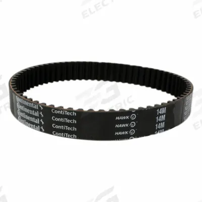 CONTINENTAL Timing Belt: One Side, Curvilinear, Conti Hawk PD, 14 mm Pitch, 40 mm Top Wd - HTD Section Timing Belts