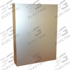 HAMMOND Electrical Enclosure: 304 Stainless Steel, 48 in x 36 in x 8 in, NEMA 12/13/3R/4/4X, Hinged (MPN EN4SD48368SSR). Key specifications — Brand: HAMMOND; Closure Method: 1/4-Turn Latch; Enclosure Material: 304 Stainless Steel; Knockouts: Not Included.
