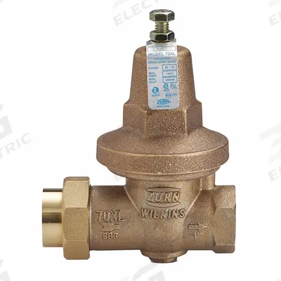 WILKINS Water Pressure Reducing Valve: FNPT x FNPT, 1 in Pipe Size, Bronze - Standard Capacity Water Pressure Regulators