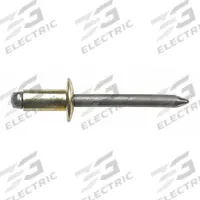 Blind Rivet,0.25 in dia,PK25: Inch, 0.25 in Shank Dia, Open End, Flanged, Steel, IFI-114-30, 25 PK (MPN 9885PK). Key specifications — Brand: APPROVED VENDOR.