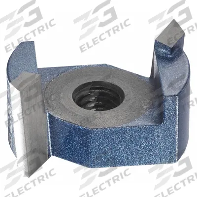 BOSCH Straight Cut Profile Router Bit: Fractional Inch, Carbide Tipped, 1 in Cutter Dia. - Straight Profile Router Bits