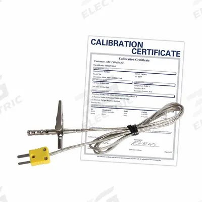 REED INSTRUMENTS Type K Air Oven: -112°F to 392°F /-80°C to 200°C, 2.36 in Probe Lg - Thermocouples for Gas Applications