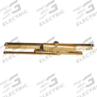 LCN Door Closer: Concealed Mounting Type, Grade 2 - Medium Duty, Bronze, 8 3/4 in Lg, 1 3/8 in Wd (MPN 3133-STD RH BRASS). Key specifications — Manufacturer Part Number: 3133-STD RH BRASS; Brand: LCN; Closer Series: 3130; Closer Type: Non-Hold Open; Location Use: Interior; Spring Type: Adjustable; Product Type: Door Closer; Arm Type: Track.