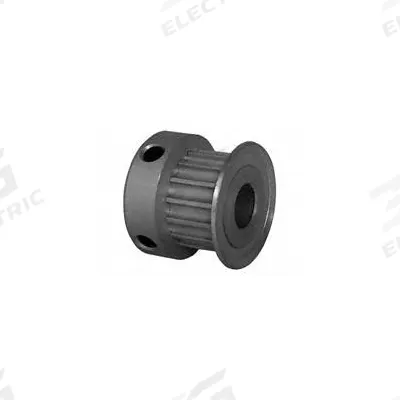 Dayton Timing Pulley: Curvilinear, Fixed, For 6 mm Belt Wd, 15 Teeth, 3 mm Pitch - HTD Section Fixed-Bore Timing Pulleys with Hub
