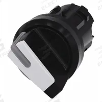 SIEMENS Short-Handled Selector Switch: 22 mm Panel Mount Size, 2 Positions, No Cam Included Cam (MPN 3SU1002-2BC60-0AA0). Key specifications — Action: Momentary/Momentary; Cam: No Cam Included; Brand: SIEMENS; Switch Bezel Material Type: Non-Metallic.