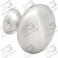 APPROVED VENDOR Cabinet Knob: Zinc, Brushed Nickel, 1 3/16 in Grip Dia (MPN 1XNT1). Key specifications — Grip Shape: Round; Finish: Brushed Nickel; Includes Hardware: Hardware Included; Material: Zinc; Brand: APPROVED VENDOR.