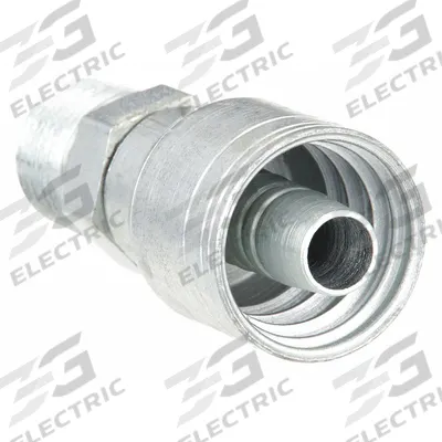 AEROQUIP Hydraulic Crimp Fitting: Steel x Steel, Straight, -8 For Hose Dash Size - Aeroquip Crimp Hydraulic Hose Fittings with NPTF Connection