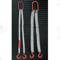 LIFT-ALL Bridle Web Sling: Type 3, Polyester, 1 Plies, 6 ft Sling Lg, 8 1/2 in Eye Lg, 1 in Sling Wd (MPN DOSEE1801TFX6). Key specifications — Color: Silver; Brand: LIFT-ALL; Sling Type: Type X.