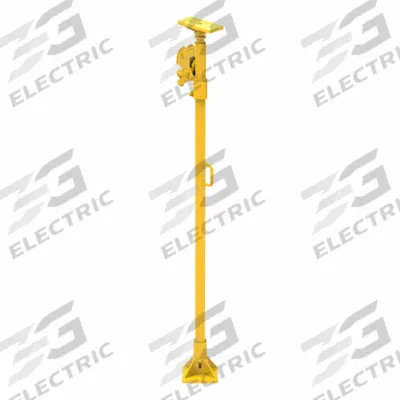 ENERPAC Mine Timber Fork: 113 in Max Ht, 75 in Min Ht, 38 in Stroke Lg - Ratcheting Support Braces