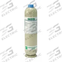 GASCO Calibration Gas: Air, Disposable, +/-5% Accuracy, CH4/CO/N2/O2, Calibration Gas, Cylinder (MPN 103L-338). Key specifications — For Use With: All OEM Gas Detectors; Background Gas: Air; Brand: GASCO; Gas Mixture: Methane (50% LEL) 2.5%; Reusability: Disposable.