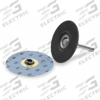 NORTON Quick Change Disc Backup Pad: TS, 4 in Dia, 1/4 in Straight-Shank, Medium Density (MPN 63642543232). Key specifications — Brand: NORTON; Tool Connection: 1/4 in Straight-Shank.