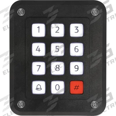 STORM INTERFACE Keyless Access Control Keypad: 4 11/16 in Ht, 1 11/16 in Dp, 3 15/16 in Wd - Keypads