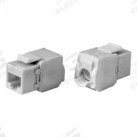 MONOPRICE Networking Keystone: Connector RJ45, 6A Cable Category, Std, 2pk Pack Size, 1 (MPN 15664). Key specifications — Brand: MONOPRICE; Color: White; Compatible Cable Shape: Round; _Pack Size: 2pk.