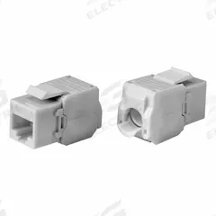 MONOPRICE Networking Keystone: Connector RJ45, 6A Cable Category, Std, 2pk Pack Size, 1 (MPN 15664). Key specifications — Brand: MONOPRICE; Color: White; Compatible Cable Shape: Round; _Pack Size: 2pk.