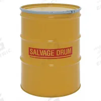 APPROVED VENDOR Salvage Drum: Steel, 85 gal, Lever Lock Ring, 18 ga / 18 ga / 18 ga, Salvage Drum (MPN HM8518Q). Key specifications — Drum Material: Steel; Drum Head Type: Open Head; UN Rating Solids: 1A2/X440/S; Drum Message Text: Salvage Drum; Closing Ring Material: Steel; For Holding: Solids; Brand: APPROVED VENDOR; Interior Lining Subhead: Unlined with Rust Inhibitor.