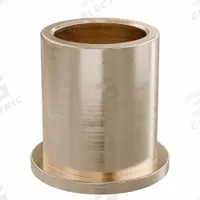Flanged Sleeve Bearing: Bronze, SAE 841, 14 mm Bore, 18 mm OD, 22 mm Lg, -35°F to 300°F, 10 PK (MPN FFM1418-22B). Key specifications — System of Measurement: Metric; Material Grade: SAE 841; Flange Type: Flanged; Brand: OILITE.