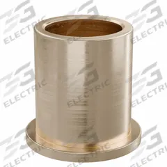 Flanged Sleeve Bearing: Bronze, SAE 841, 14 mm Bore, 18 mm OD, 22 mm Lg, -35°F to 300°F, 10 PK (MPN FFM1418-22B). Key specifications — System of Measurement: Metric; Material Grade: SAE 841; Flange Type: Flanged; Brand: OILITE.