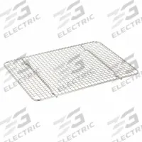 VOLLRATH Wire Grate: 16 1/2 in Overall Lg, 11 3/4 in Overall Wd, 22 ga Gauge, Stainless Steel (MPN 20248)