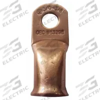 WESTWARD Lug: Crimpable Side Terminal, Crimp/Solder, Copper, 2/0 ga, 1/2 in Stud Size, Straight (MPN 23YZ05). Key specifications — Shape: Straight; Raised Pads: No; Lug Type: Crimpable Side Terminal; Contact Material: Copper; Gauge: 2/0 ga; Stud Size: 1/2 in; Brand: WESTWARD.