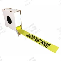 APPROVED VENDOR Barricade Tape with Reel: 1,000 ft Lg, 3 in Wd, Caution Wet Paint Legend (MPN B3104Y45-200). Key specifications — Tape Message: Caution Wet Paint; Message Color: Black; Brand: APPROVED VENDOR.