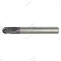 WIDIA HANITA Ball End Mill: Carbide, TiAlN Coated, 4 Flute, 6 mm Mill Dia, 6 mm LOC, 50 mm OAL (MPN 715006002RT)