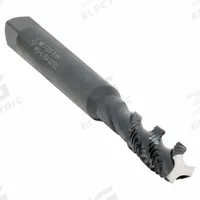 CLEVELAND Spiral Flute Tap: M8x1.25 Metric, 6H, 3 Flute, Semi-Bottoming Chamfer, Black Oxide Cobalt (MPN C98141)