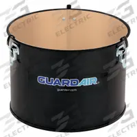 GUARDAIR Vacuum Drum: Open Head, 14 3/4 in Top Outside Dia, Steel, 20 ga Body Material Gauge (MPN N050). Key specifications — Drum Material: Steel; Brand: GUARDAIR; Drum Head Type: Open Head; Compatible Vacuum Type: Pneumatic Wet/Dry Vacuum; Includes: Head Only.