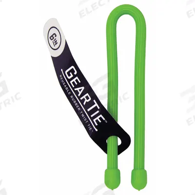 NITE IZE Gear Tie: Assorted, 6 in Lg - Twist-Release Cable Ties