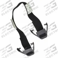 ESS Goggle Strap: NFPA 1971-2013, Speed Clip, 4 in Overall Lg, Black, Solid (MPN 740-0590). Key specifications — Attachment Type: Speed Clip; Brand: ESS; Color: Black; Pattern: Solid.