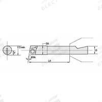WIDIA Indexable Boring Bar: ABC500R (MPN 2836667). Key specifications — attr257292: ABC500R.