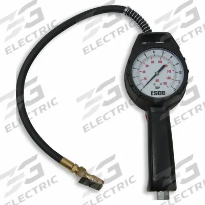 ESCO/EQUIPMENT SUPPLY Tire Inflator: Dial Gauge Tire Inflator, Dial - Single-Tire Inflator Gauges