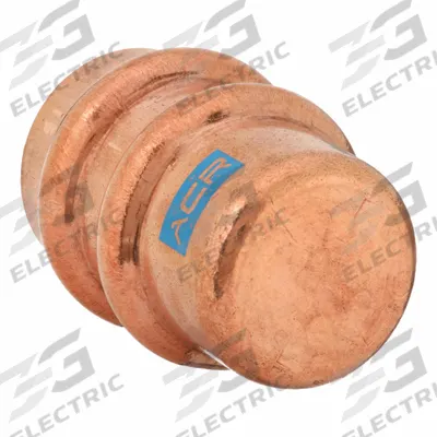 STREAMLINE Crimp Fitting Cap: Cap, 1/8 in CTS x 1/8 in CTS size, Press-fit, Copper - Refrigeration Copper & Bronze Press Tube Fittings