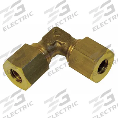 LEGRIS Compression Fitting Elbow: 8 mm OD x 8 mm OD Fitting Size, Compression x Compression - Standard Sleeve Brass Compression Fittings