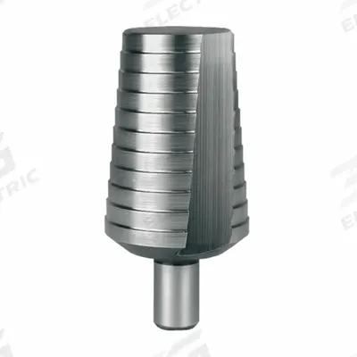 RUKO TOOLS Step Drill Bit: 30 mm to 40 mm, HSS - Flat-Bottom High-Speed Steel Step Drill Bits