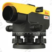 LEICA NA Automatic Level: Leveling Screws/Top Mounted Vial, 32X, 35 9/16 mm Aperture, 7 ft @ 330 ft (MPN NA332). Key specifications — attr939412: ±1/2 in @ 15 ft; attr939417: 7 ft @ 330 ft; attr934739: LEICA NA; attr939423: Case.