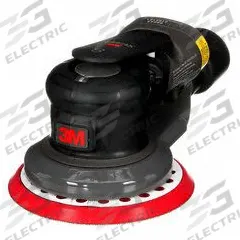 3M Air Orbital Sander: 5 in Disc, Hook and Loop/Pressure Sensitive Adhesive, 5/16 in Orbit, 0.3 hp (MPN 7100258885). Key specifications — attr1320213: 3M.