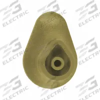 PAWLING CORP Bracket: PVC, Tan, Not Ligature Resistant, BR-400/BR-600, 1 7/16 in Overall Lg (MPN BR-108-0-3). Key specifications — Brand: PAWLING CORP; Color: Tan; Ligature Resistance: Not Ligature Resistant.